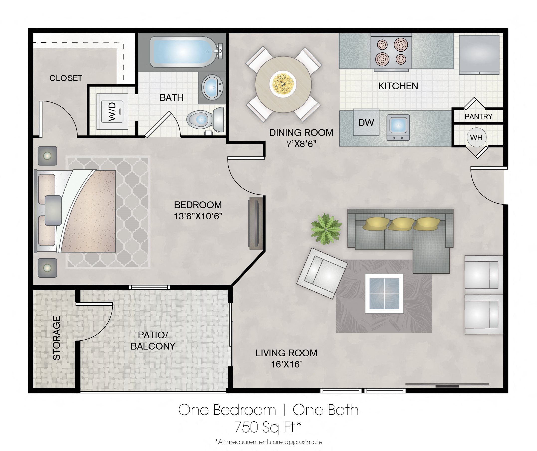 Floor Plans Of Hunters Glen Apartments In Sarasota Fl